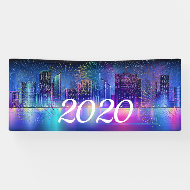 Frohes Neujahrsbanner Banner (Horizontal)