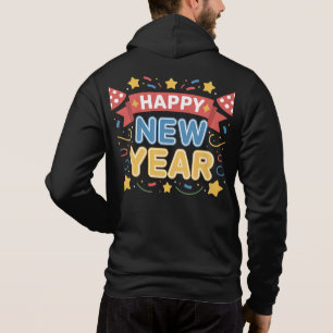 Frohes Neujahrsfeierdesign-60277 Hoodie