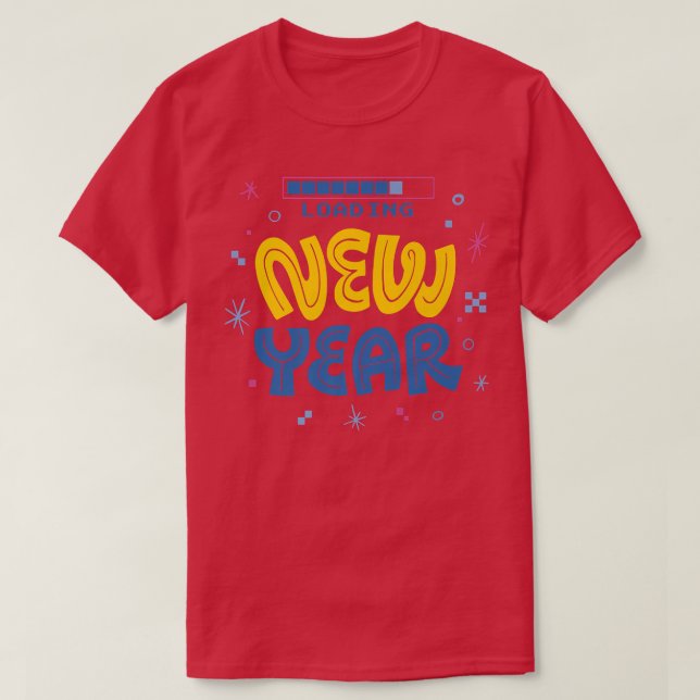 Frohes Neujahrsfest T-Shirt 2023 Silvester (Design vorne)