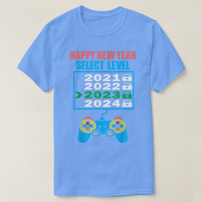 Frohes Neujahrsvideo-Spiele - Sonnenschein Kategor T-Shirt (Design vorne)
