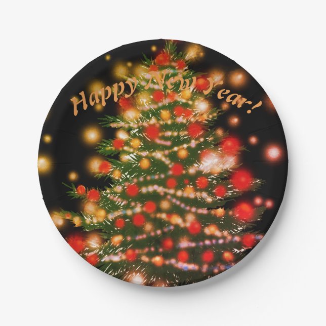 Frohes New Year Paper Teller (Vorderseite)