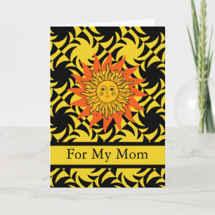 Frohes Norooz für Mom Sun Design Feiertagskarte