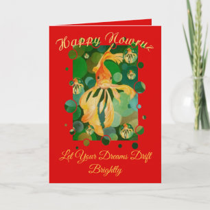 Frohes Nouruz Frohes Neues Jahr Goldfisch Karte