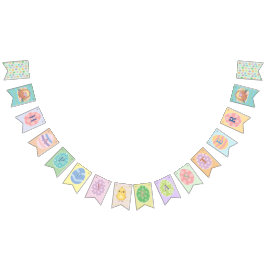 Frohes Osterbuntbanner Wimpelkette