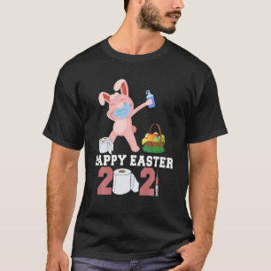 Frohes Ostern 2021 Sonnenblumenmaske T-Shirt