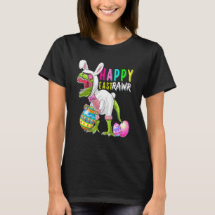 Frohes Ostern 2022 Osterhase T Rex Dinosaur Co T-Shirt