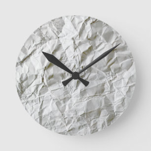 Frohes Papier Runde Wanduhr
