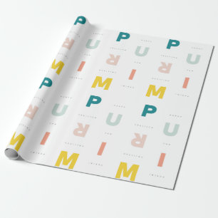 Frohes Purim-Pastete Geschenkpapier