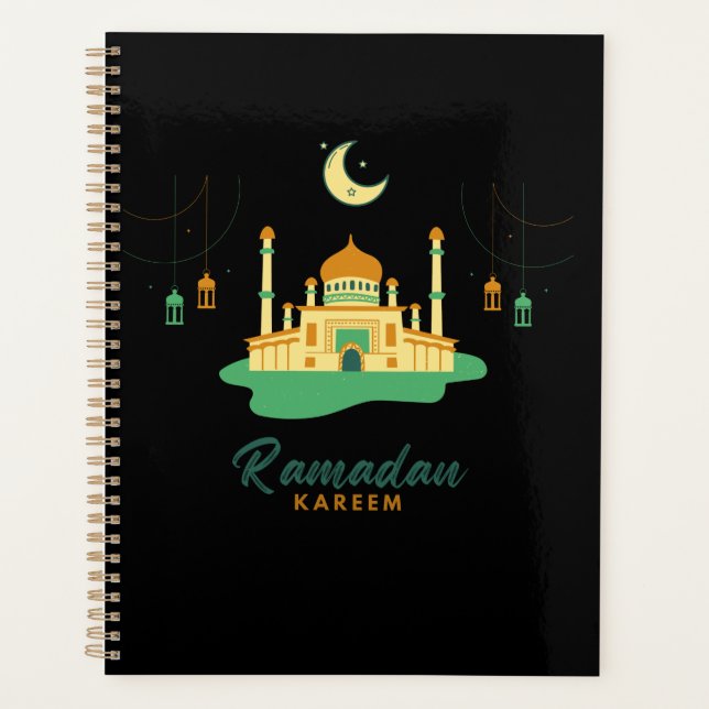 Frohes Ramadan Kareem und Eid Mubarak 2026 Planer (Vorderseite)