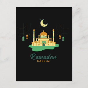 Frohes Ramadan Kareem und Eid Mubarak 2026 Postkarte