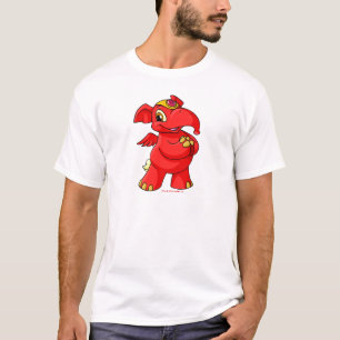 Frohes rotes Elephante T-Shirt