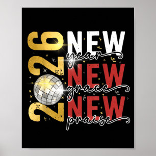 Frohes Silvester 2026 Neujahrsparty Hallo 2026 Poster