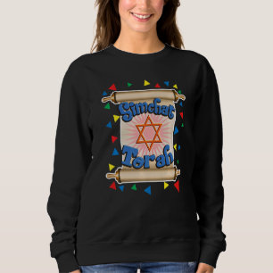 Frohes Simchat-Tora-Fest für Männer, Frauen, Kinde Sweatshirt