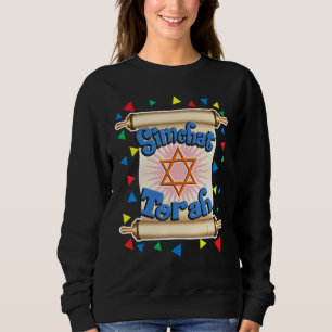 Frohes Simchat-Tora-Fest für Männer Frauen Kinder Sweatshirt