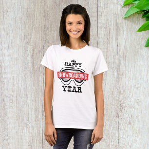 Frohes Snowboard-Jahr T-Shirt
