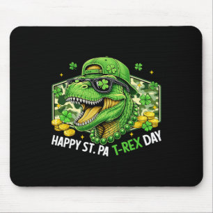 Frohes St Pat-rex Tag Dinosaur-Tarnung St Patricks Mousepad