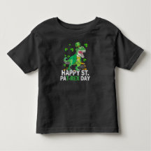 Frohes St Pat Trex Tag Dinosaur Kleinkind St Patri
