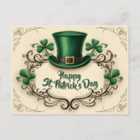 Frohes St. Patrick’s Day Kleeblatt-Design