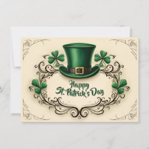 Frohes St. Patrick’s Day Shamrock-Design
