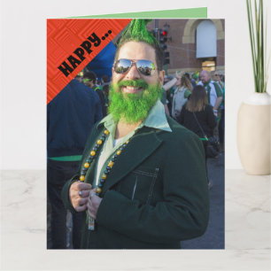 FROHES ST.PATRICK'S DAY FUNNY Grußkarte Karte
