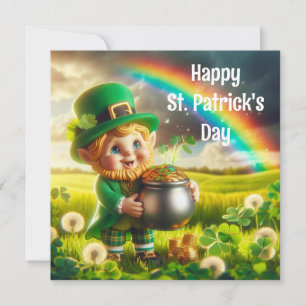 Frohes St. Patrick's Day Grußkarte Feiertagskarte