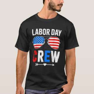 Frohes Tag der Arbeit Crew Patriot Frohes Tag der  T-Shirt