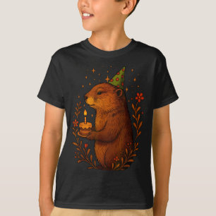Frohes Tag des Murmeltieres Feiertag Lustiger Murm T-Shirt