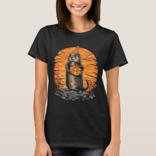 Frohes Tag des Murmeltieres Murmeltier mit Geburts T-Shirt