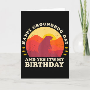 Frohes Tag des Murmeltieres Und Ja Es Ist Meine Ge Karte