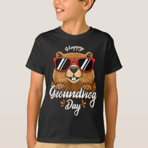 Frohes Tag des Murmeltiers Lustige Murmeltier Sing T-Shirt