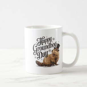 Frohes Tag des Murmeltiers Murmeltier Tier Kostüm Kaffeetasse