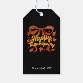 Frohes Thanksgiving-Geschenk  Geschenkanhänger