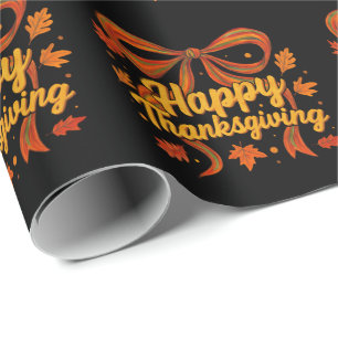 Frohes Thanksgiving-Geschenk Geschenkpapier