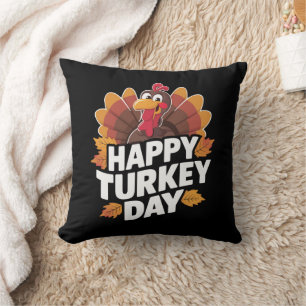 Frohes Truthahn-Tag Thanksgiving-Tag-Geschenk zum  Kissen