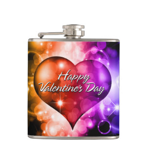 Frohes Valentinstag 5A Wrapped Flask Flachmann