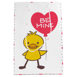 Frohes Valentinstag Entlein SEI MEIN Mittlere Geschenktüte