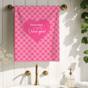 Frohes Valentinstag-Herzen-Liebesgeschenk-Badetuch Badhandtuch Set