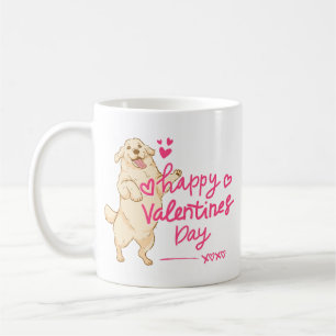 Frohes Valentinstag Hundetasse Süße Hunde Liebe Kaffeetasse