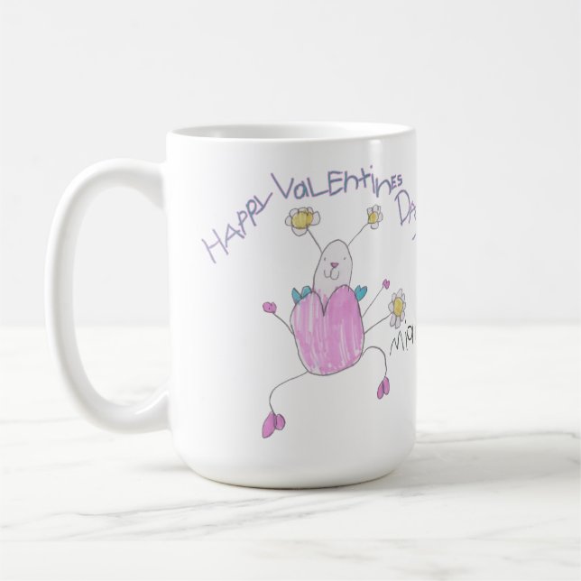 Frohes Valentinstag-Kaffeetasse Kaffeetasse (Links)