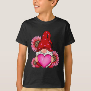 Frohes Valentinstag mit Leopardensonnenblume T-Shirt