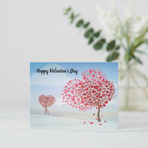 Frohes Valentinstag Urlaub Postkarte