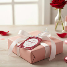 Frohes Valentinstags-Geschenkkarte mit Herzen und