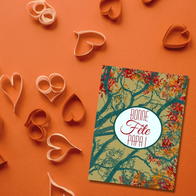 Frohes Vaterfest! Wert der Bäume Karte (Von Creator hochgeladen)