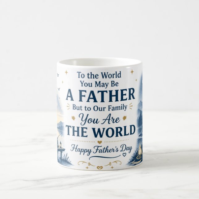 Frohes Vatertags-Kaffeetasse Kaffeetasse (Mittel)
