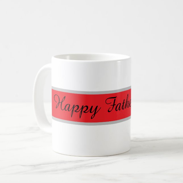 Frohes Vatertags-Mug Kaffeetasse (Vorderseite Links)
