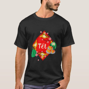 Frohes vietnamesisches Neujahrsfest Chuc Mung Nam T-Shirt
