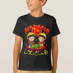 Frohes vietnamesisches Neujahrsfest Tet Li Xi T-Shirt