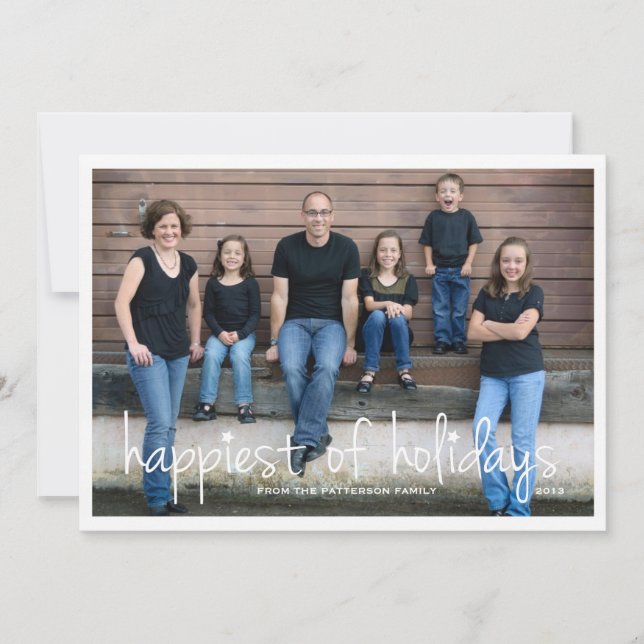 Frohes Weihnachten Weihnachten Grußkarte (Vorderseite)