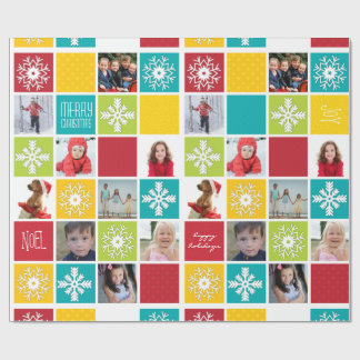 Frohes Weihnachts-Foto-Wrapping Paper Geschenkpapier