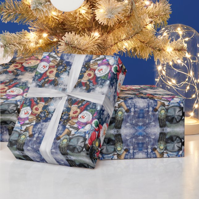 Frohes Weihnachts-Freunde Funny Geschenk Wrapping  Geschenkpapier (Feiertage)